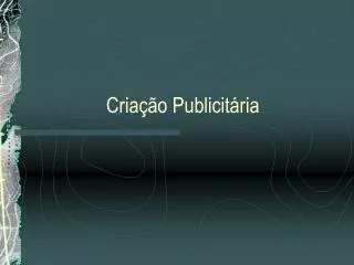 cria o publicit ria