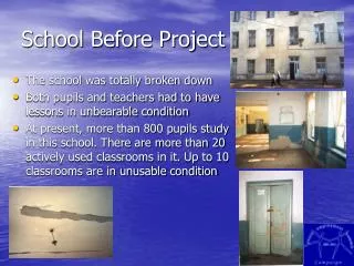 School Before Project