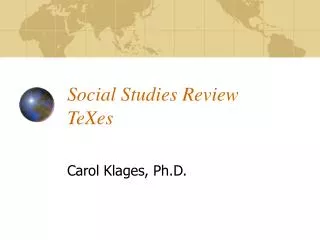 Social Studies Review TeXes