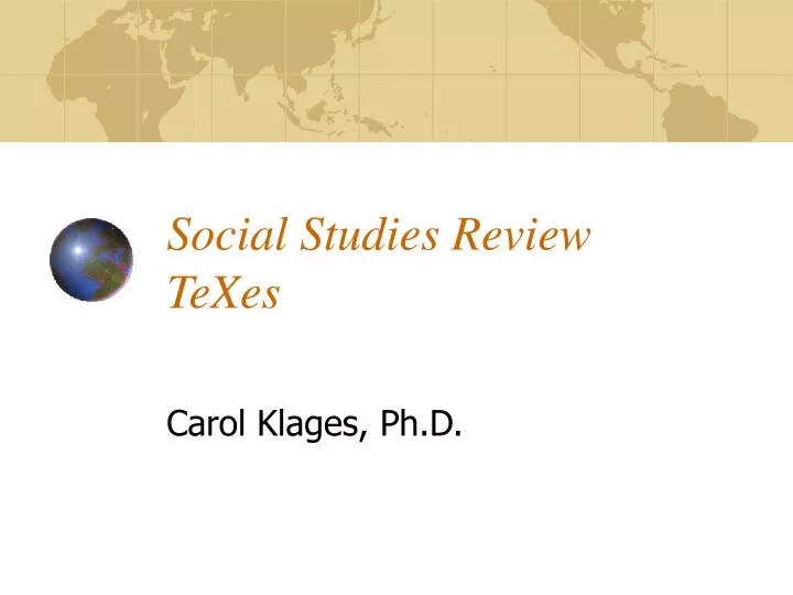 social studies review texes