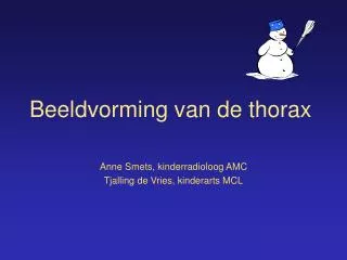 beeldvorming van de thorax