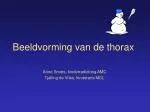 Beeldvorming van de thorax - slide 1