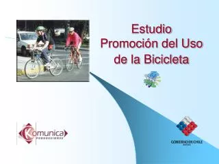 Estudio Promoción del Uso de la Bicicleta
