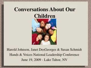 Conversations About Our Children