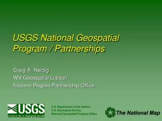 USGS National Geospatial Program / Partnerships