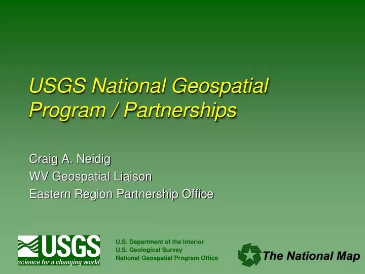 usgs national geospatial program partnerships