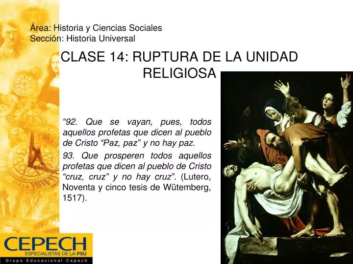 clase 14 ruptura de la unidad religiosa