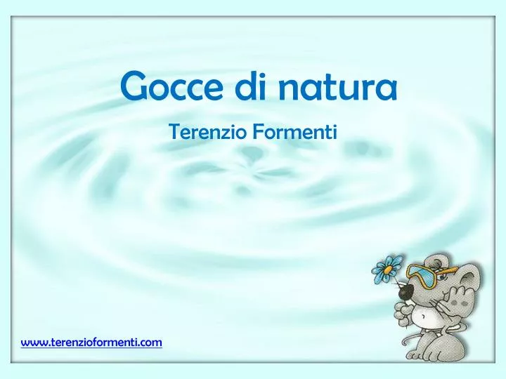 gocce di natura