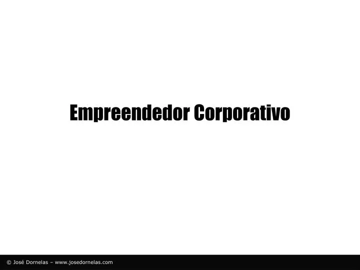 empreendedor corporativo
