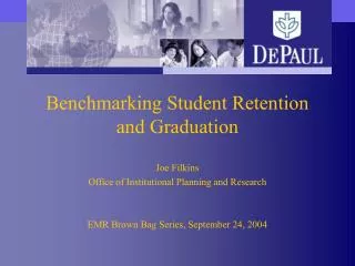 Benchmarking Student Retention and Graduation