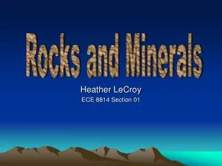Heather LeCroy ECE 8814 Section 01