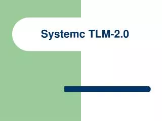 Systemc TLM-2.0