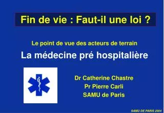 fin de vie faut il une loi