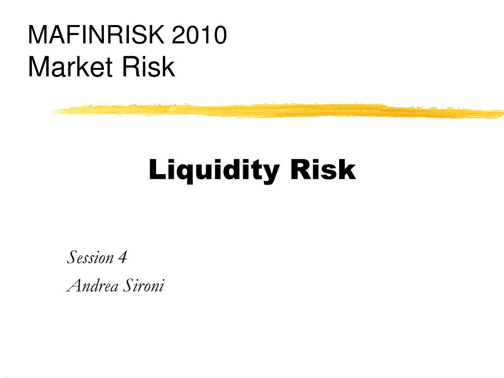 PPT - Liquidity Risk PowerPoint Presentation, free download - ID:892881