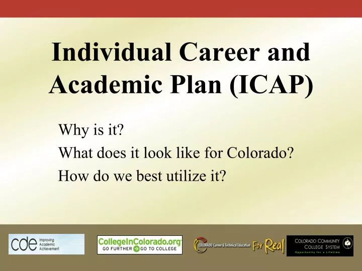 individual career and academic plan icap
