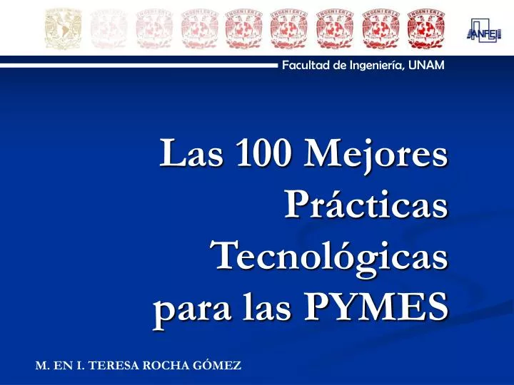 las 100 mejores pr cticas tecnol gicas para las pymes