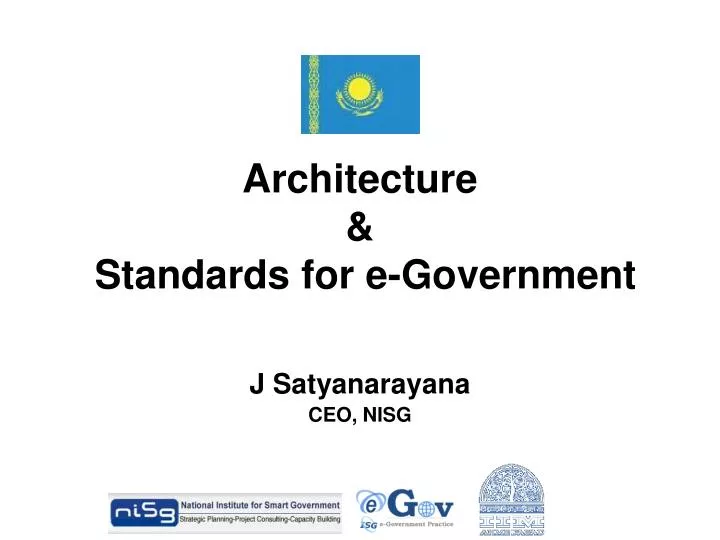 architecture standards for e government