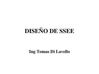dise o de ssee