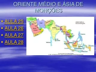 oriente m dio e sia de mon es