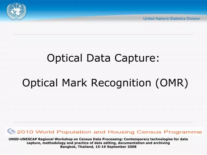 optical data capture optical mark recognition omr