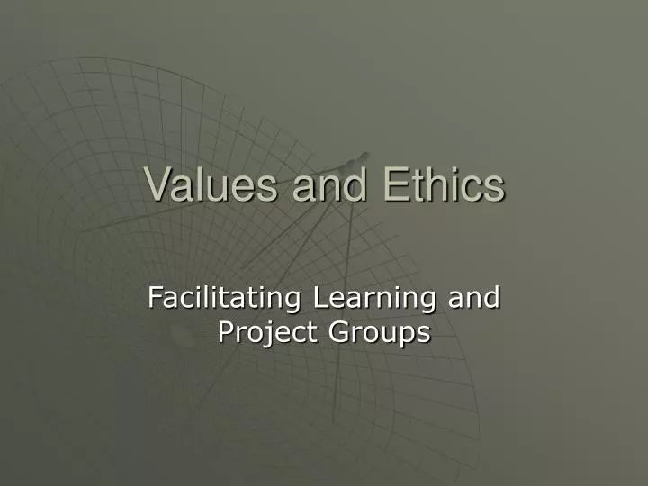 values and ethics