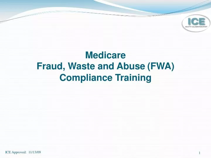 medicare fraud waste and abuse fwa compliance training