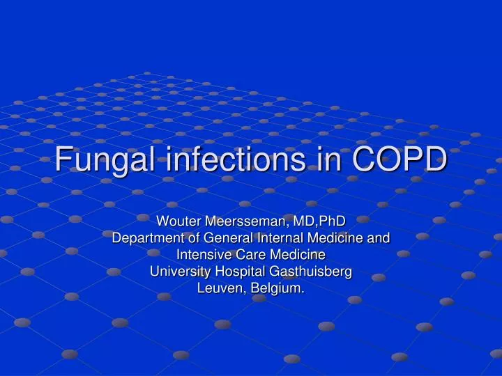 fungal infections in copd