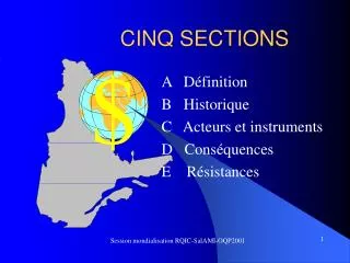 CINQ SECTIONS