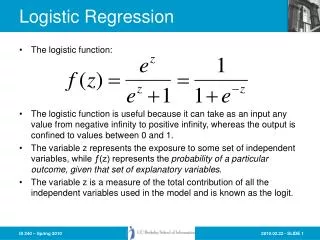 logistic regression