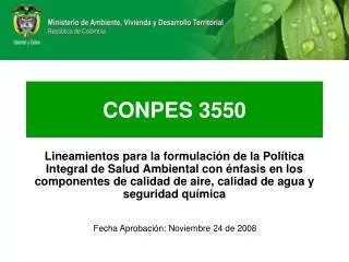 conpes 3550