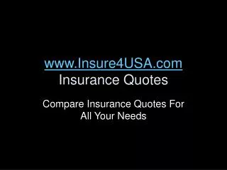 Insure4USA.com - Compare Insurance Quotes