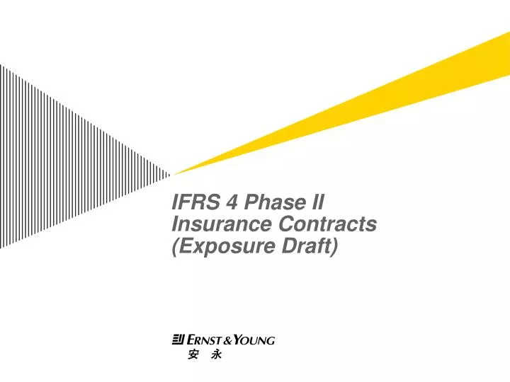 ifrs 4 phase ii insurance contracts exposure draft