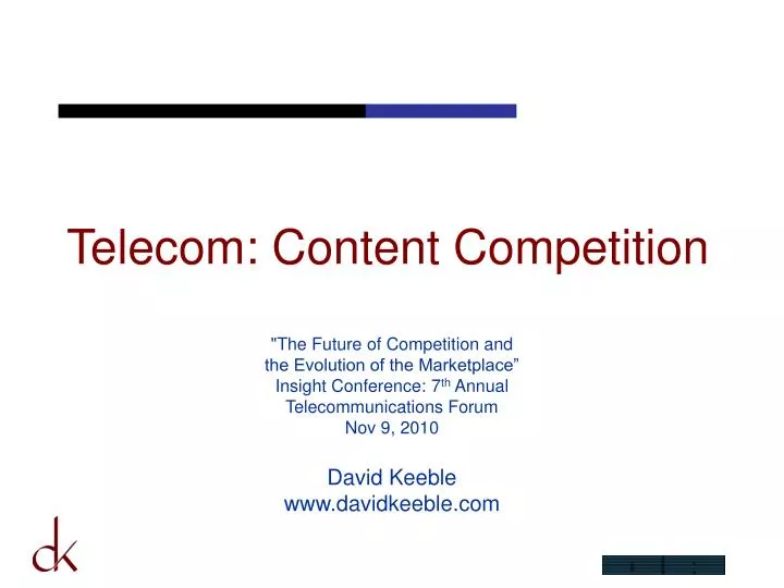 telecom content competition