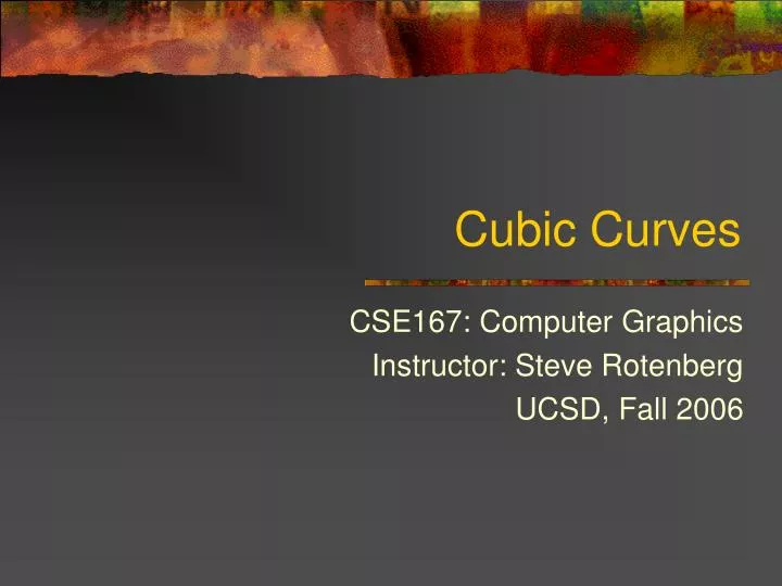cubic curves