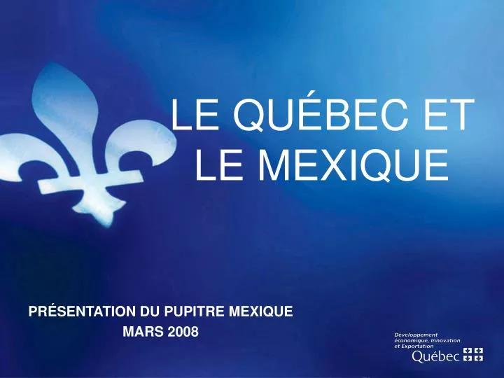 le qu bec et le mexique