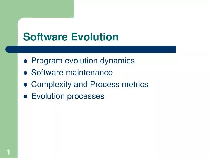 software evolution