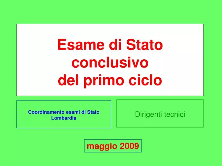 dirigenti tecnici