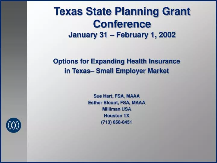 texas state planning grant conference january 31 february 1 2002