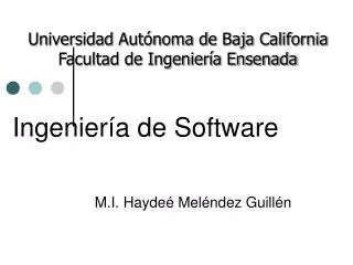 ingenier a de software