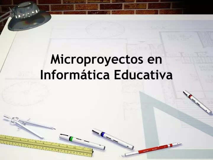 microproyectos en inform tica educativa