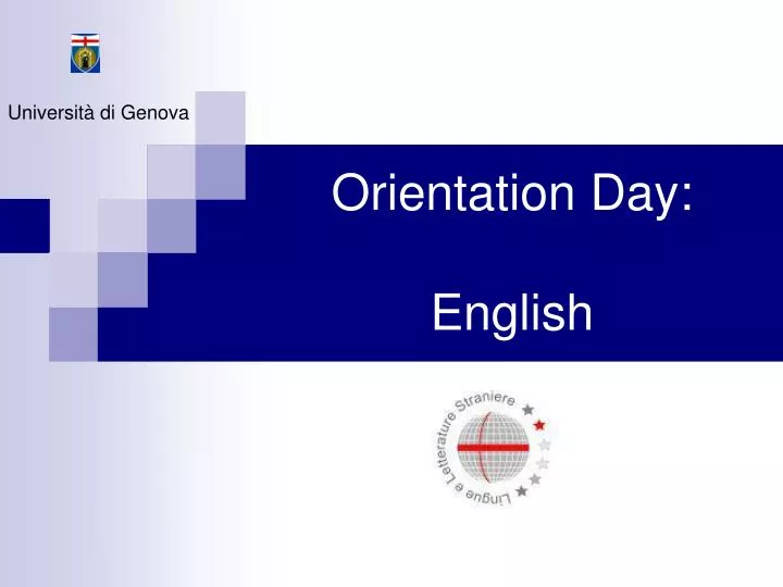 orientation day english