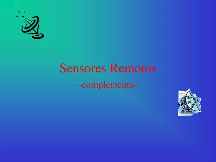 sensores remotos