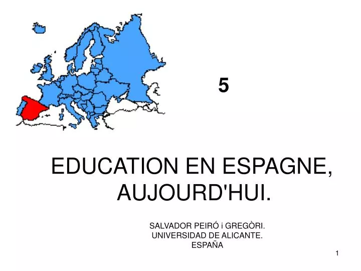 education en espagne aujourd hui