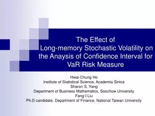 The Effect of Long-memory Stochastic Volatility on the Anaysis of Confidence Interval for VaR Risk Measure