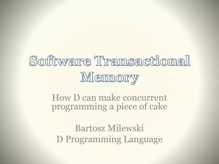 software transactional memory