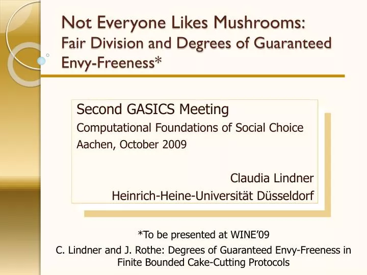 not everyone likes mushrooms fair division and degrees of guaranteed envy freeness