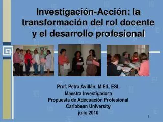 Investigación-Acción: la transformación del rol docente y el desarrollo profesional