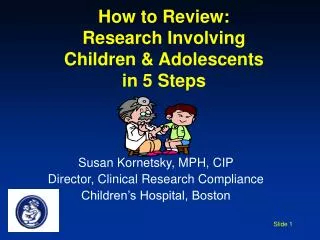 How to Review: Research Involving Children &amp; Adolescents in 5 Steps