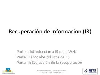 recuperaci n de informaci n ir