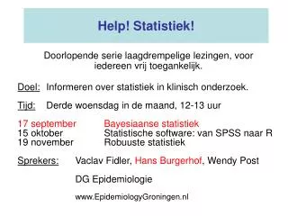 help statistiek